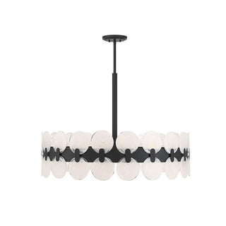 Boca 10-Light Chandelier in Matte Black Matte Black