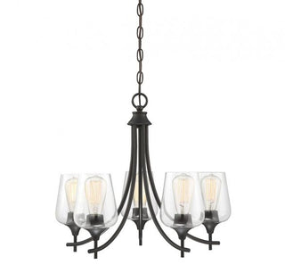 Octave 5-Light Chandelier in English Bronze