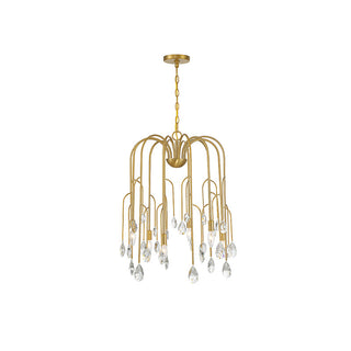 Anholt 6-Light Chandelier in Noble Brass Noble Brass