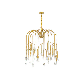 Anholt 8-Light Chandelier in Noble Brass Noble Brass