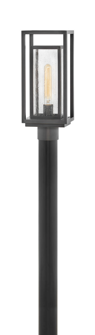 Republic Medium Post Top or Pier Mount Lantern 12v In Light Bronze Finish