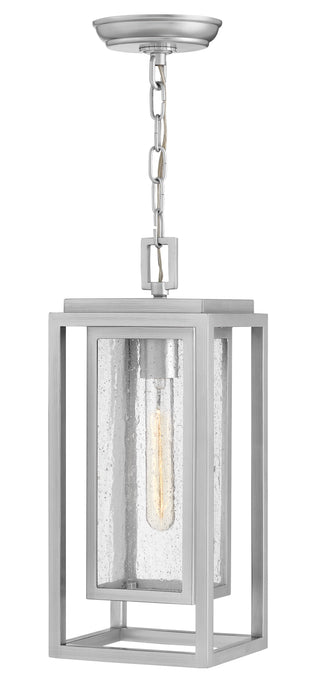 Republic Medium Hanging Lantern 12v In Silver Finish