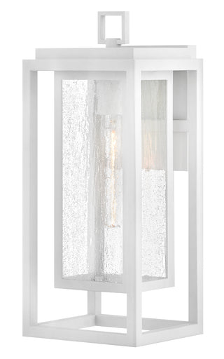 Republic Medium Wall Mount Lantern in Textured White