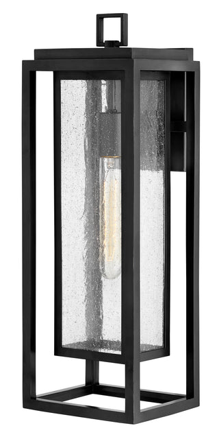 Republic Medium Wall Mount Lantern In Black Finish