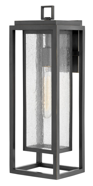 Republic Medium Wall Mount Lantern In Light Bronze Finish