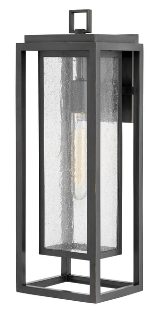 Republic Medium Outdoor Wall Mount Lantern In Light Bronze Finish