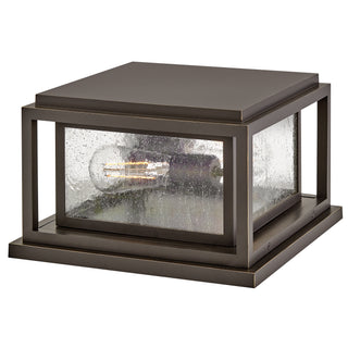 Republic Small Pier Mount Lantern 12v In Light Bronze Finish