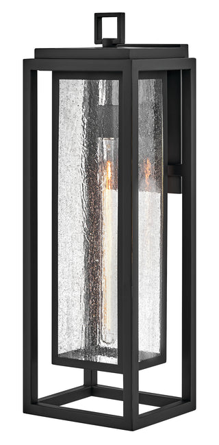Republic Large Wall Mount Lantern In Black Finish