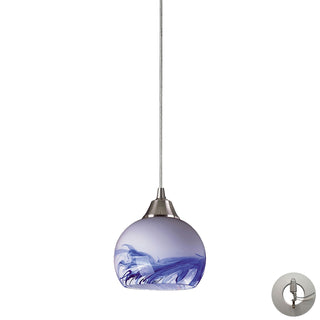 Mela 6'' Wide 1-Light Pendant - Satin Nickel