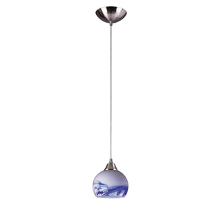 Mela 6'' Wide 1-Light Pendant - Satin Nickel