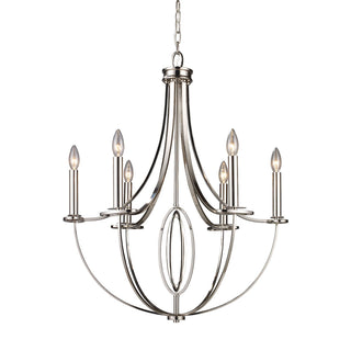 Dione 25" Wide 6-Light Chandelier