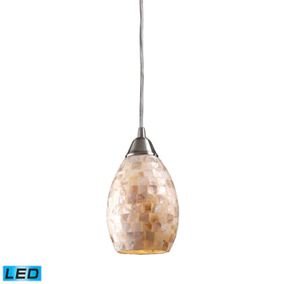 Capri 5'' Wide 1-Light Pendant - Satin Nickel