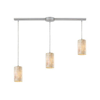 Coletta 36'' Wide 3-Light Pendant - Satin Nickel