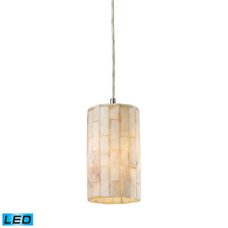 Coletta 4'' Wide 1-Light Pendant - Satin Nickel (LED)