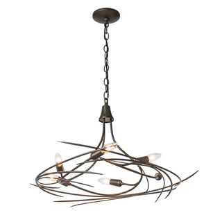 Wisp 6-Light Chandelier Dark Smoke