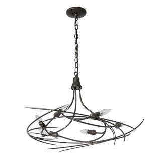 Wisp 6-Light Chandelier Dark Smoke