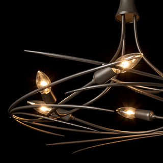 Wisp 6-Light Chandelier Dark Smoke