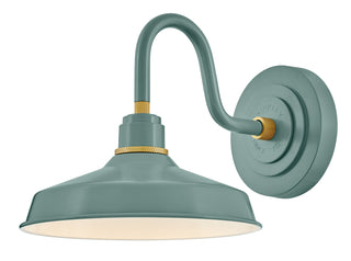 Foundry Classic Small Wall Mount Barn Light in Sage Green