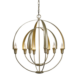 Double Cirque Chandelier Soft Gold