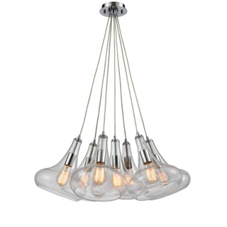 Orbital 28'' Wide 7-Light Pendant - Polished Chrome