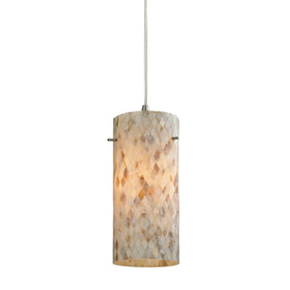 Capri 5'' Wide 1-Light Pendant - Satin Nickel