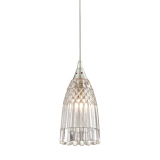 Kersey 4'' Wide 1-Light Pendant - Satin Nickel