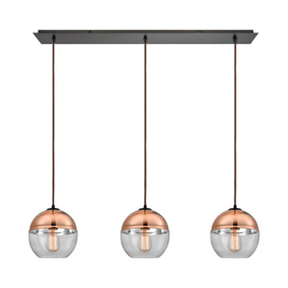 Revelo 36'' Wide 3-Light Multi Pendant - Oil Rubbed Bronze