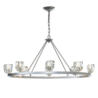 Gatsby 8-Light Chandelier Sterling / Crystal