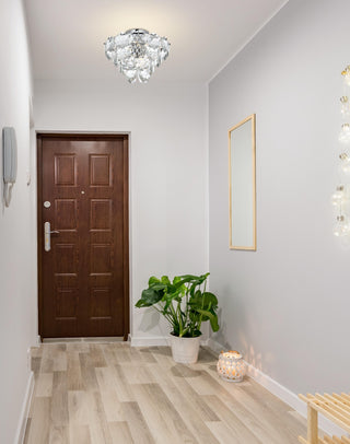 Adaline 16 inch Flush Mount in Chrome