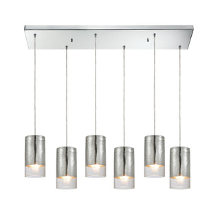 Tallula 32'' Wide 6-Light Pendant - Polished Chrome