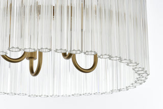 Harlow 16 inch Flush Mount in Satin Gold