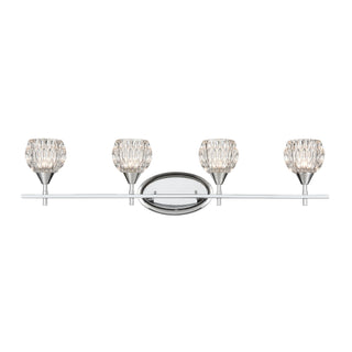 Kersey 34'' Wide 4-Light Vanity Light - Polished Chrome