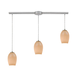 Villiska 38'' Wide 3-Light Mini Pendant - Satin Nickel