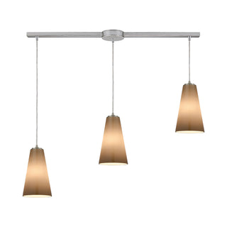 Connor 38'' Wide 3-Light Mini Pendant - Satin Nickel