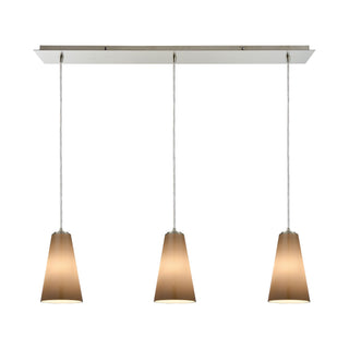 Connor 36'' Wide 3-Light Mini Pendant - Satin Nickel