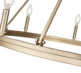 Carruth 8-Light Chandelier Ceiling Light Modern Gold