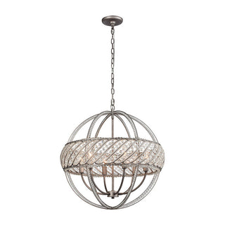 Bradington 23" Wide 6-Light Chandelier