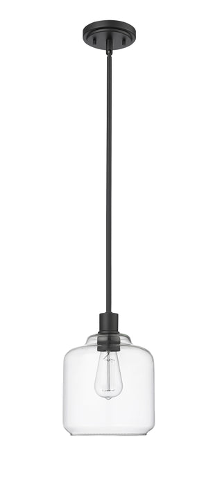 Asheville 1-Light Mini-Pendant Light Matte Black
