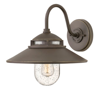 Atwell Small Wall Mount Barn Light In Light Bronze Finish