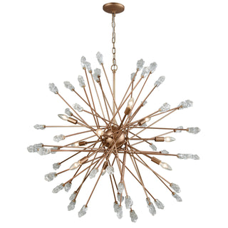 Serendipity 38'' Wide 9-Light Chandeliers - Matte Gold