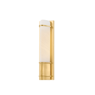TOTTENVILLE Wall Sconce with Aged Brass Finish