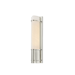 TOTTENVILLE Wall Sconce with Polished Nickel Finish