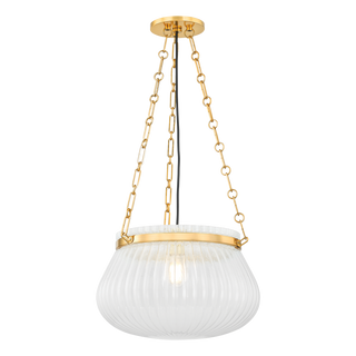 GRANBY Pendant with Aged Brass Finish