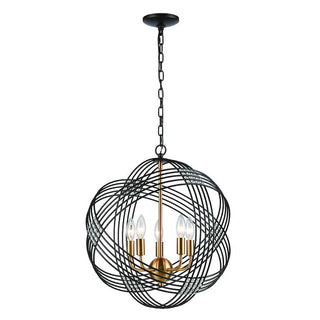 Large 5 Light Chandelier in an Oil Rubbed Bronze Finish