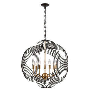 Concentric 26'' Wide 7-Light Chandeliers - Oil Rubbed Bronze