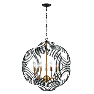 Concentric 26" Wide 7-Light Chandelier