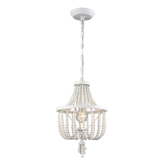 Virgin Queen 10'' Wide 1-Light Mini Pendant - White