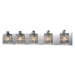 Optix 35'' Wide 5-Light Vanity Light - Polished Chrome