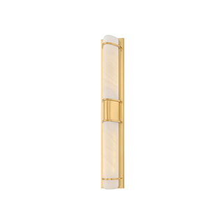 TOTTENVILLE Wall Sconce with Aged Brass Finish