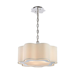 Villoy 18'' Wide 3-Light Pendant - Polished Nickel